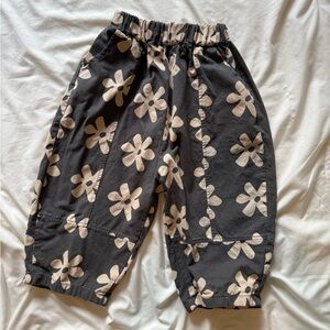 Girls floral barrel pants